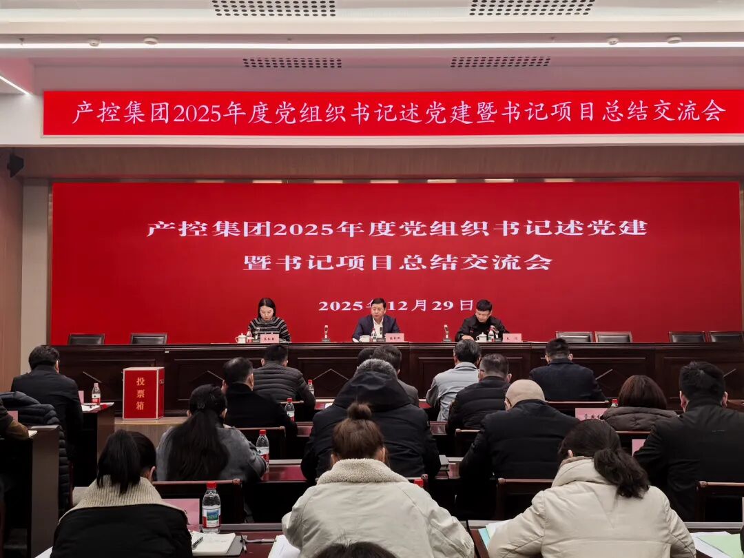 產(chǎn)控集團(tuán)召開2025年度黨組織書記述黨建暨書記項(xiàng)目...